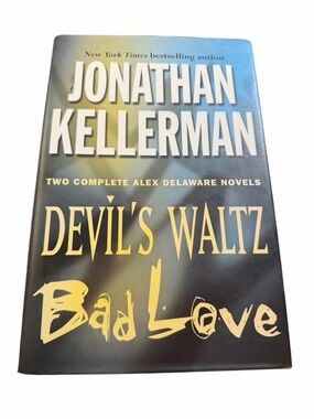 ✨ Jonathan Kellerman Alex Delaware 2-in-1 Hardcover Devil's Waltz & Bad Love ✨